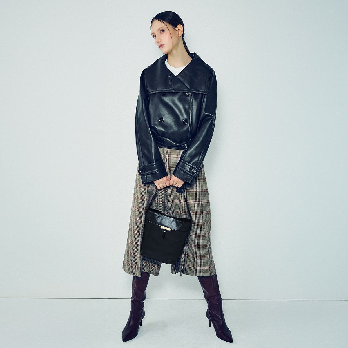 루이까또즈 치즈 숄더백 HT3SO23BL