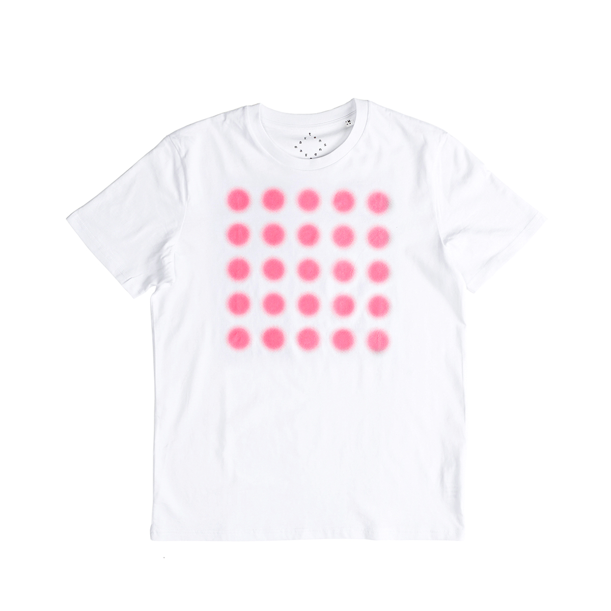 플랫폼엘 martens and martens t-shirt with printed dots (pink, L)