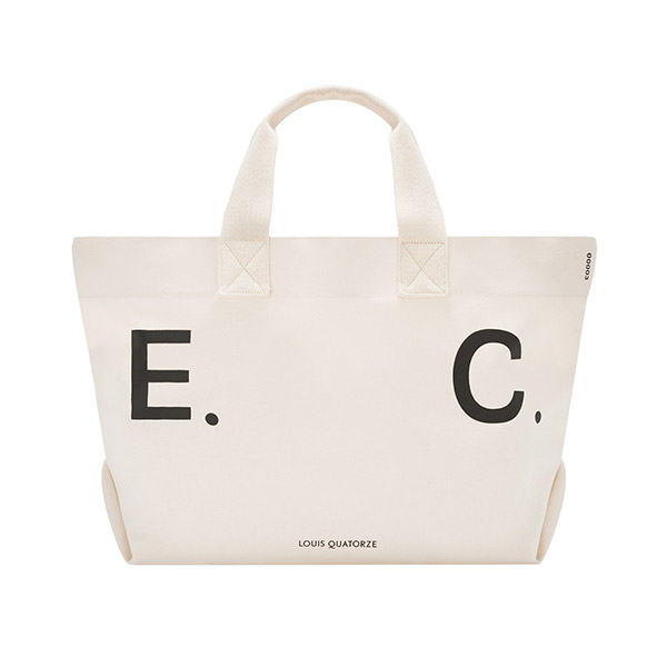 루이까또즈 EUDON CHOI COLLECTION 캔버스 에코백(L) HQ3EC21IV>