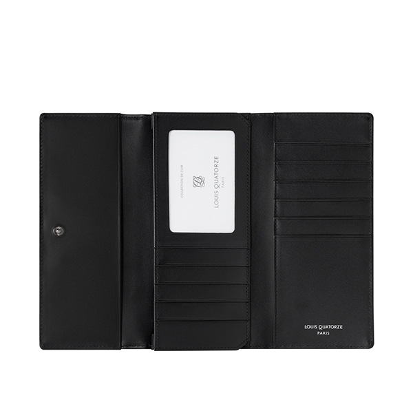 루이까또즈 엘퀼팅 여성장지갑 SS1QT01BL>