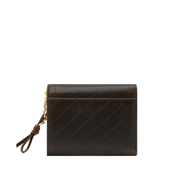 루이까또즈 엘퀼팅 여성 반지갑 ST3QT01BR>