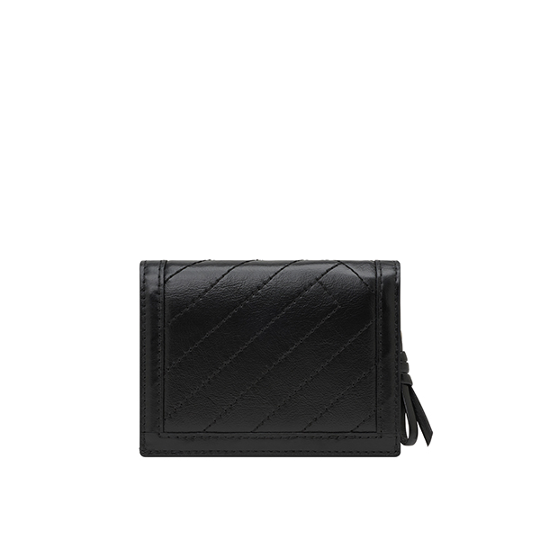 루이까또즈 엘퀼팅 여성 반지갑 ST3QT02BL>