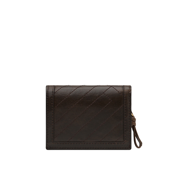 루이까또즈 엘퀼팅 여성 반지갑 ST3QT02BR>