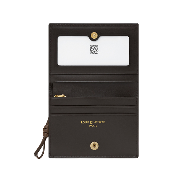 루이까또즈 엘퀼팅 여성 반지갑 ST3QT02BR>