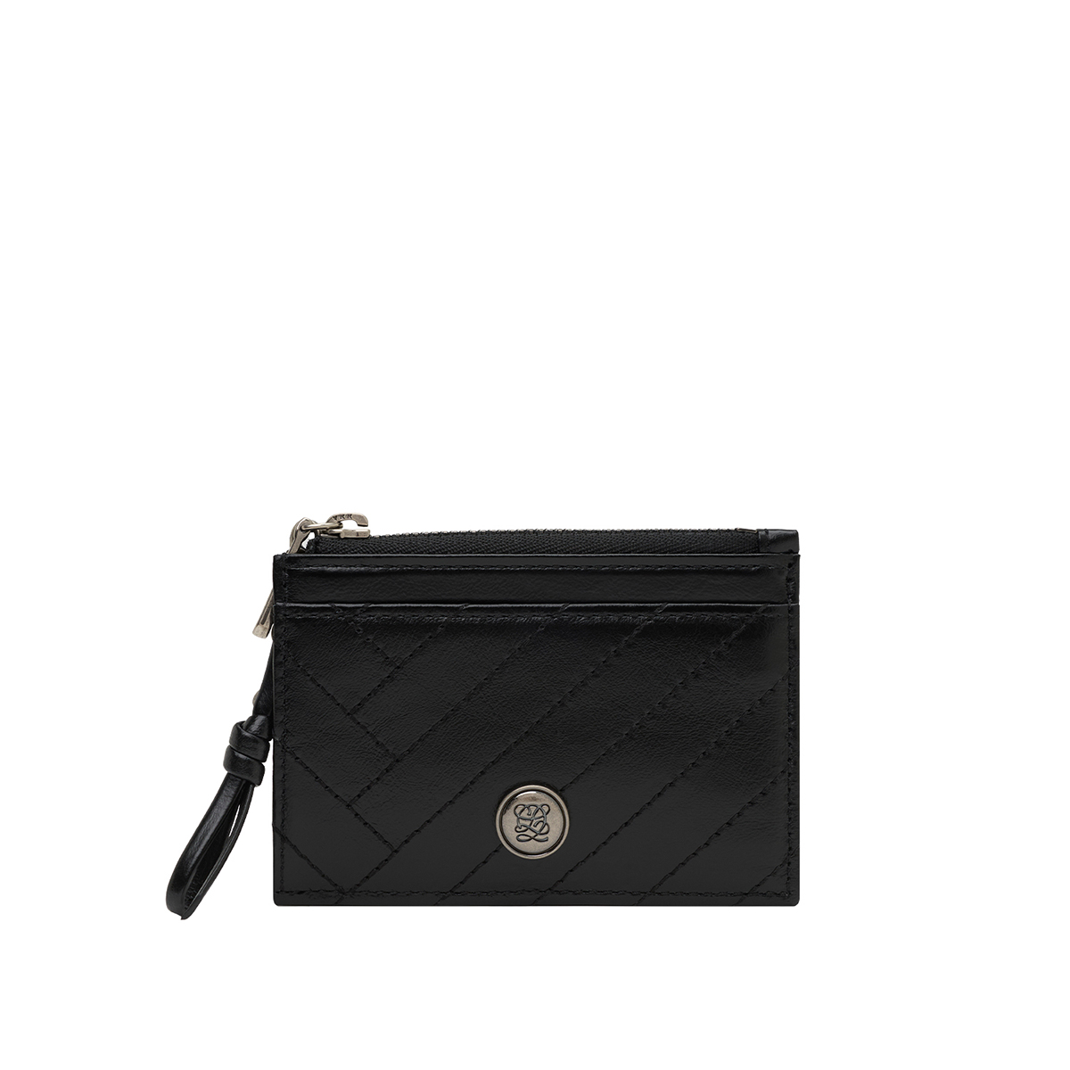 루이까또즈 엘퀼팅 여성 여성카드지갑 ST3QT03BL