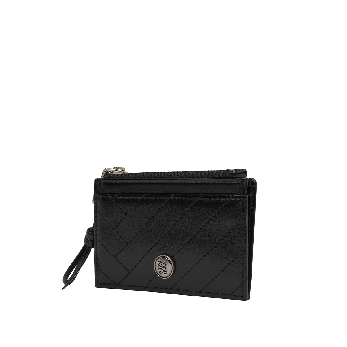 루이까또즈 엘퀼팅 여성 여성카드지갑 ST3QT03BL