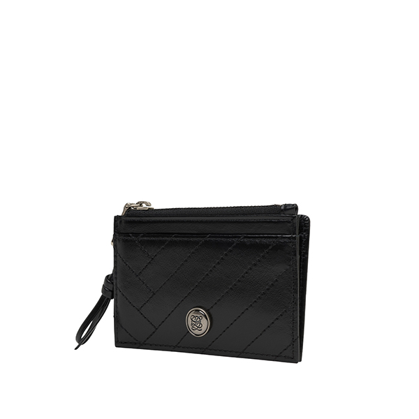 루이까또즈 엘퀼팅 여성 여성카드지갑 ST3QT03BL>