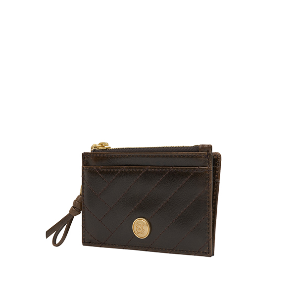 루이까또즈 엘퀼팅 여성 여성카드지갑 ST3QT03BR>