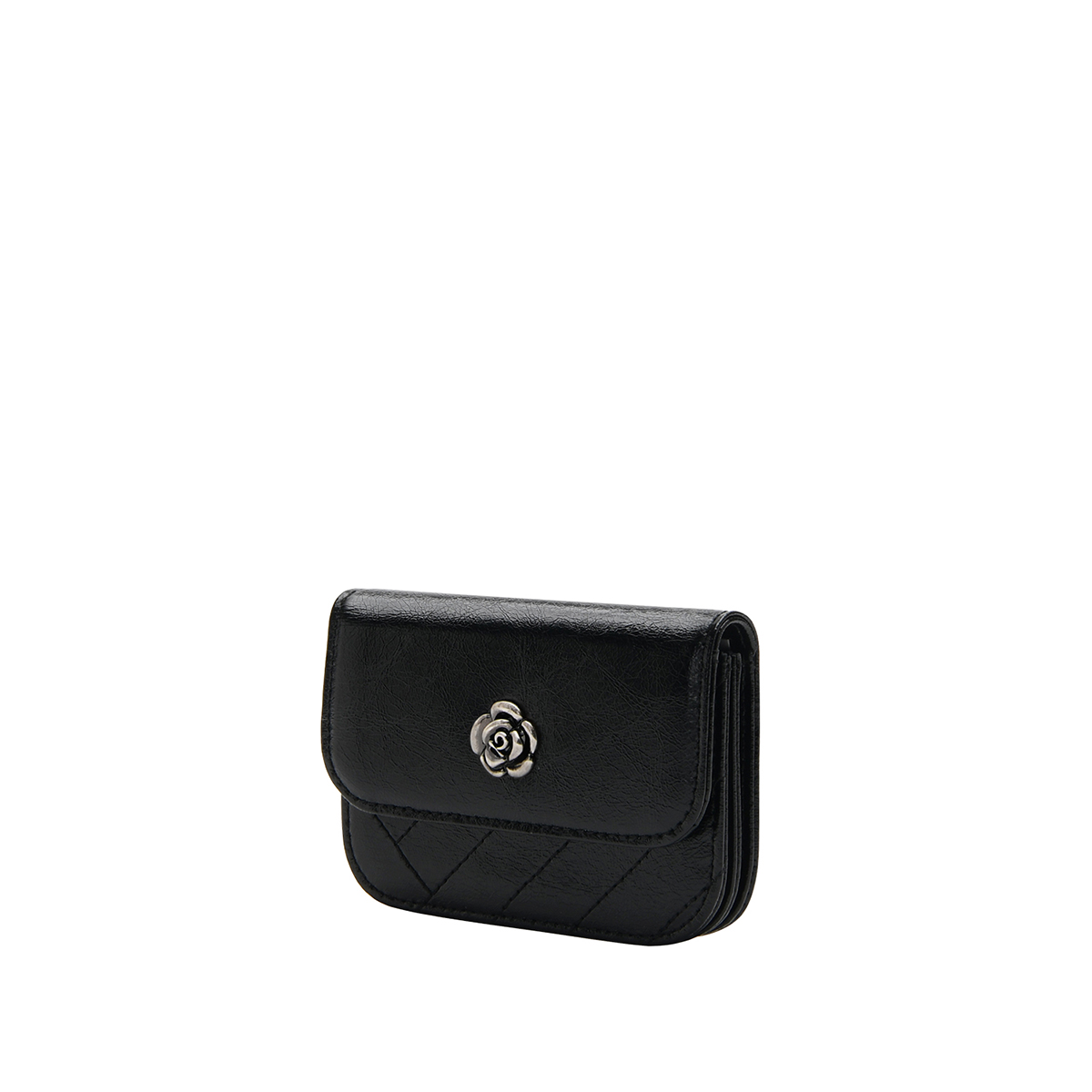 [EXCLUSIVE] 루이까또즈 클래식 로즈 아코디언 카드지갑 ST3SD86BL