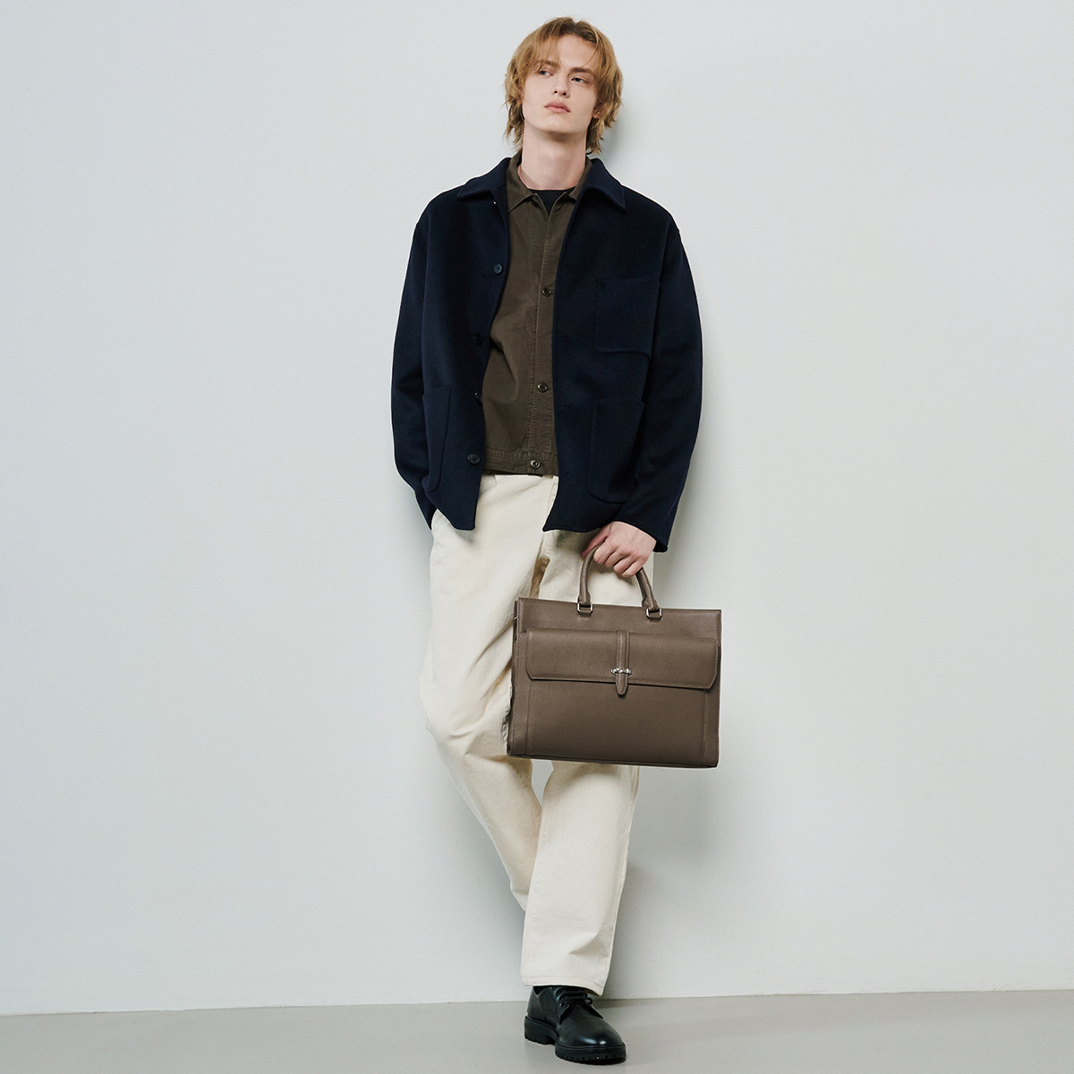 루이까또즈 뉴 헤리티지 서류가방 MT3FM01BR