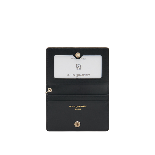 루이까또즈 엘퀼팅 여성카드지갑 SS1FM19BL>