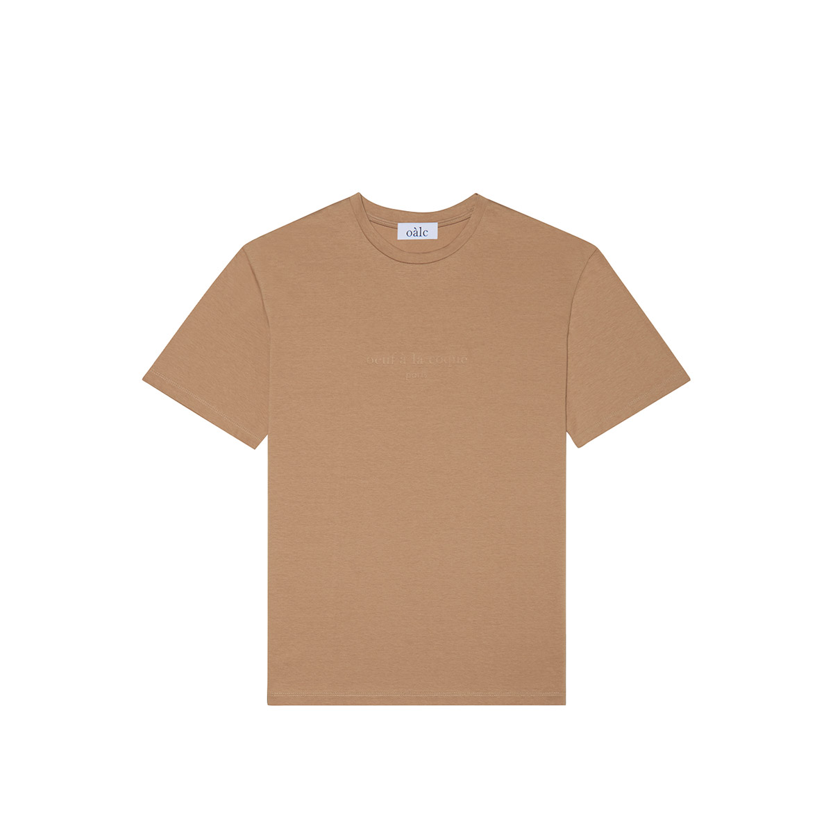 oalc SOFT COTTON T-SHIRT 소프트 코튼 티셔츠 (BEIGE)