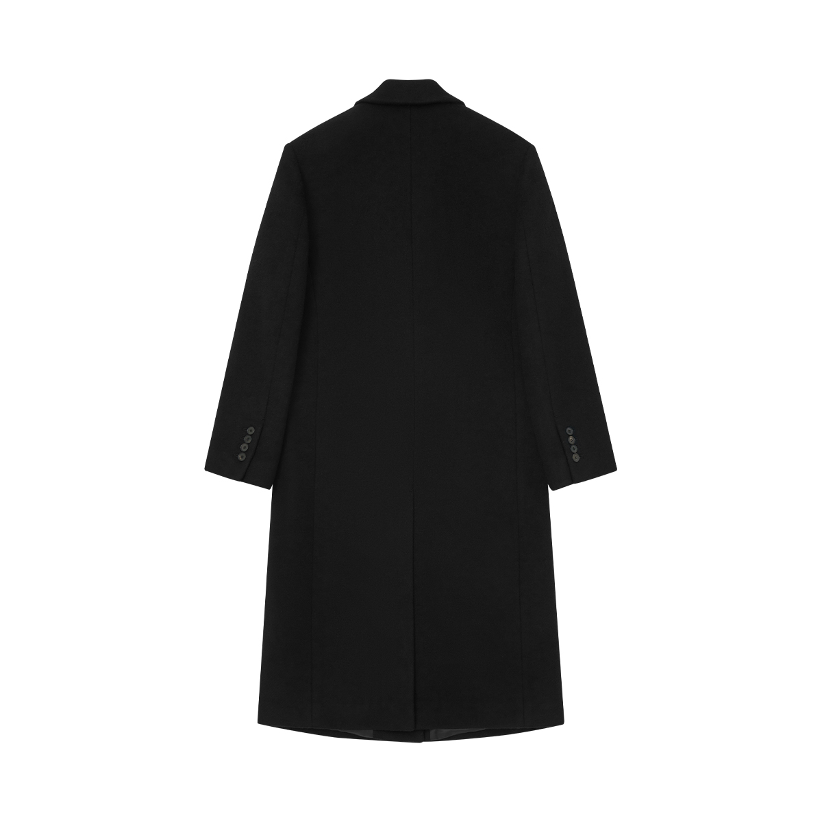 oalc 싱글브레스트 테일러드 코트 Single Breasted Tailored Coat (BLACK)
