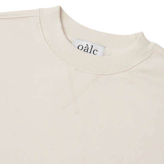 oalc 로고 프린트 스웨트셔츠 (CREAM)>