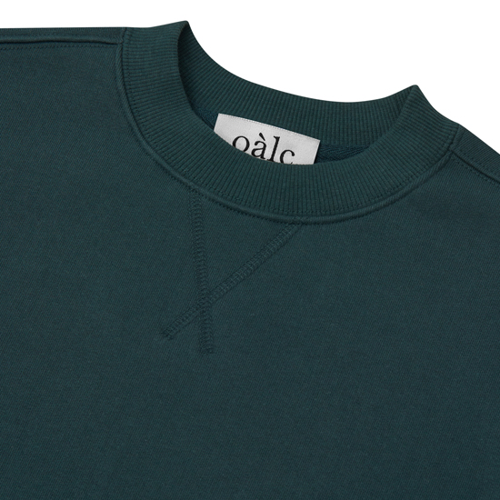 oalc 로고 프린트 스웨트셔츠 (GREEN)>